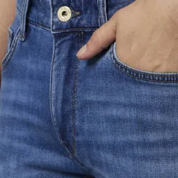 celio celio* Blue Slim Fit Lightly Washed Jeans image 4