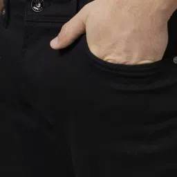 celio celio* Black Slim Fit Lightly Washed Jeans image 4