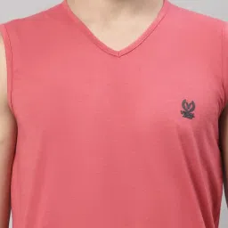 Vimal Jonney Multicolor Regular Fit Sleeveless Lounge T-Shirt - Pack of 3 image 4