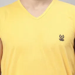 Vimal Jonney Multicolor Regular Fit Sleeveless Lounge T-Shirt - Pack of 3 image 4