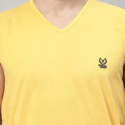 Vimal Jonney Multicolor Regular Fit Sleeveless Lounge T-Shirt - Pack of 3 image 4