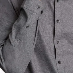 Lindbergh Dark Grey Button Down Collar Shirt image 3