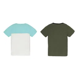 Plum Tree Kids Multicolor Printed T-Shirt (Pack Of 2) image 2