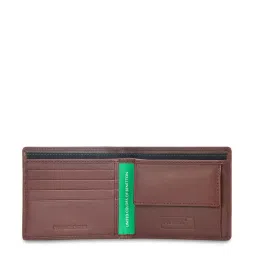 United Colors of Benetton Roque Brown Casual Leather Bi-Fold Wallet for Men image 4