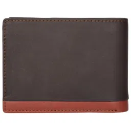 SASSORA Mason Brown Casual Leather Bi-Fold Wallet for Men image 2