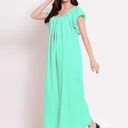 PATRORNA Light Green Nighty image 4