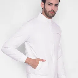 Crimsoune Club White Regular Fit Jacket image 4