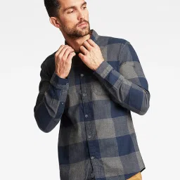 Lindbergh Multicolor Check Button Down Collar Shirt image 1