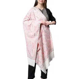 Aditi Wasan Multicolor Paisley & Floral Jacquard Pattern Stole image 4