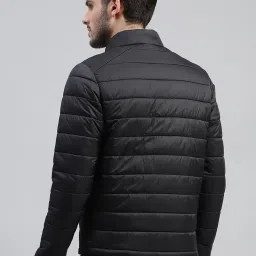 Rock.It Black Regular Fit Quilted Jacket image 2