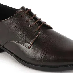 Fausto Men's Tan Derby Shoes image 4