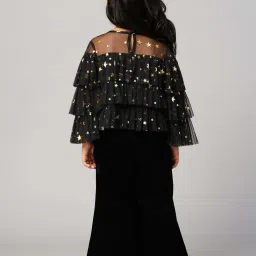 Lil Drama Kids Black Printed Top image 2