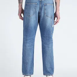 Calvin Klein Denim Medium Cotton Straight Fit Jeans image 2