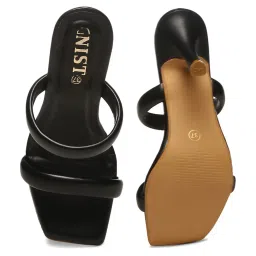 GNIST Women's Black Casual Stilettos image 4
