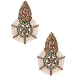 Priyaasi Pearl Designed Drop Earrings image 2