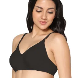 IN CARE Purple & Black Cotton T-Shirt Bras - Pack Of 2 image 4