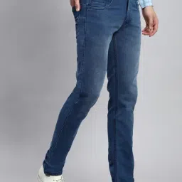 Monte Carlo Blue Cotton Skinny Fit Jeans image 4