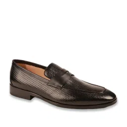 Gordon & Bros Men's Black Formal Loafers image 2