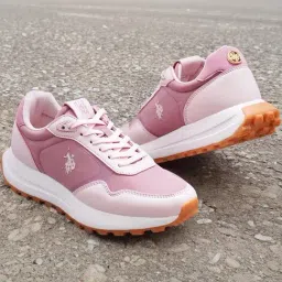 U.S. Polo Assn. Women's Pink Running Shoes-picture-18