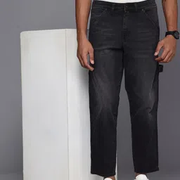 Louis Philippe Jeans Men Loose Fit Light Fade Stretchable Jeans-picture-37