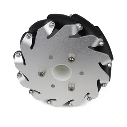 A Set of 4 EasyMech 127mm Aluminum Mecanum Bearing Type Roller Wheels (2 Left and 2 Right) image 3