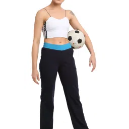 Vimal Jonney Navy Regular Fit Pants image 4