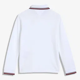 Tommy Hilfiger Optic White Th Regular Fit Polo T-Shirt image 2