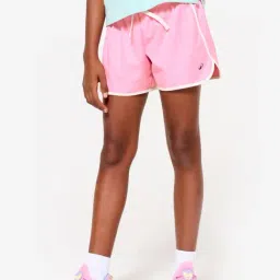 Domyos By Decathlon Girls Pink & White Multisport Breathable Shorts-image-77