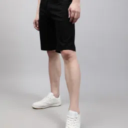 Lindbergh Black Regular Fit Shorts image 3
