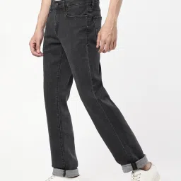 Passion Black Comfort Fit Lightly Washed Jeans image 3