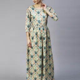 Fashor Green Printed Jumpsuit image 1