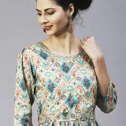 Fashor Green Printed Jumpsuit image 5