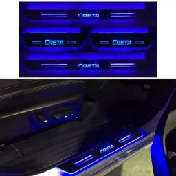 SCA Blue LED Door Sill Plate for Creta2022 Onwards (Set of 4)-picture-35