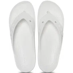 Crocs Women's Baya White Wedge Flip Flops image 4