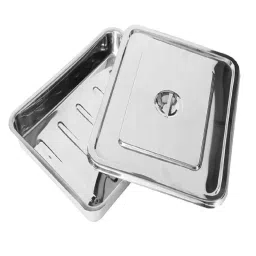 Agarwals Instrument Tray With Lid 12x10 inch (304.8x254 mm), AS - NTM - 70 image 2