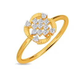 Kisna Diamond & Gold Jewellery Weronika 14k (585) Diamond & Gold Ring For Women-picture-20