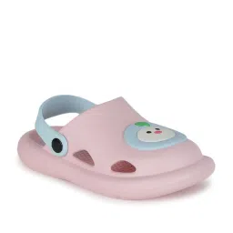 Passion Petals Kids Pink Sling Back Clogs image 1