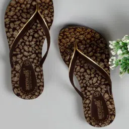 Aerowalk Women's Brown Thong Sandals-image-1