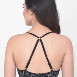 Clovia Black Non Wired Padded T-Shirt Bra image 2