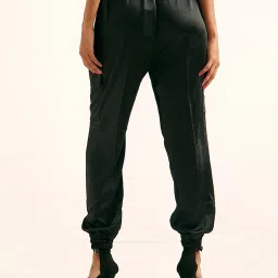 Cover Story Black Regular Fit Joggers image 2