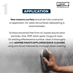 ADMIRE PAINTS STAR PREMIUM Exterior Acrylic Emulsion 4 L Capacity Almost Ivory image 3