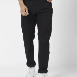 Spykar Black Cotton Comfort Fit Jeans-picture-16