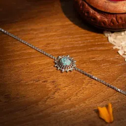 Shaya 925 Silver Rakhi Flexible for Men-image-57