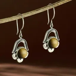 Fabindia Women Silver Stud Earrings-image-95