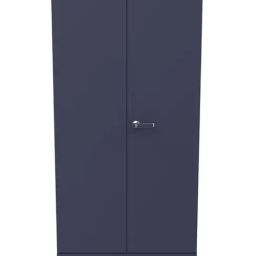 Godrej Interio Auraline  Women Basic 2-Door Steel Almirah, Textured Navy Blue (1-Year Warranty, 1 Drawer)-picture-3