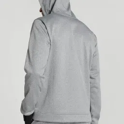 Puma Medium Grey Regular Fit Sports Hoodie image 2