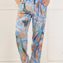 Style Shoes Printed Relaxed-Fit Straight-Leg Lounge Pants-image-81