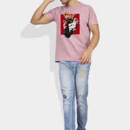 Greylongg Yorksteadd 2076 Naruto Graphic Printed Round Neck Casual T-shirt image 2