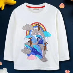 INCLUD Girls Graphic Printed Round Neck Sweatshirt-image-55