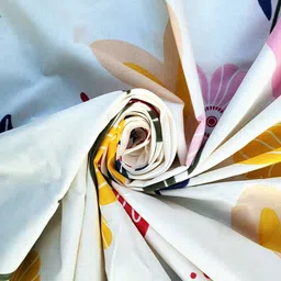 ana 213 cm (7 ft) Cotton Room Darkening Door Curtain (Pack Of 3) image 2